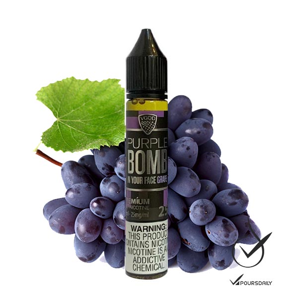 سالت نیکوتین انگور یخ ویگاد | Vgod grape ice Saltnic 6 سالت نیکوتین بمب انگور | Vgod Purple Bomb Saltnic