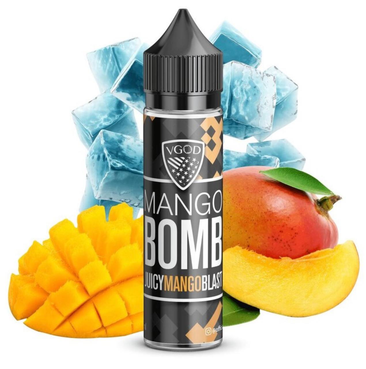 ایجوس سالت بمب انبه یخ ویگاد Vgod Mango Bomb Iced 4 photo 2024 09 24 22 22 38
