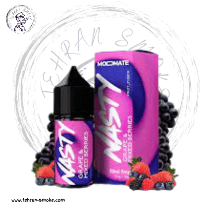جویس انگور تمشک نستی Nasty raspberry grape juice 3 جویس انگور تمشک نستی
