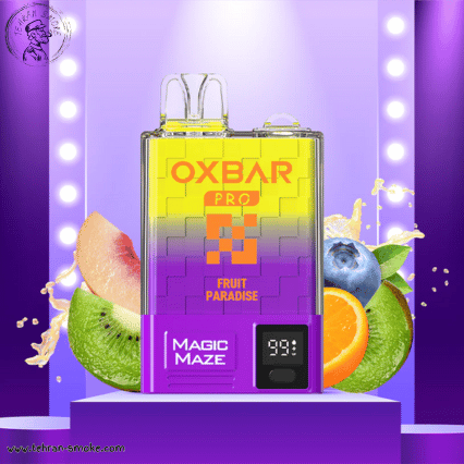 پاد اوکسبار 10 هزار پاف میوه بهشتی oxbar pod 3 پاد اوکسبار میوه ای