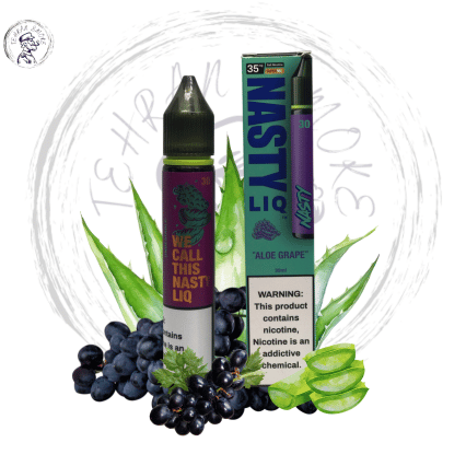 سالت آلوئه ورا انگور نستی nasty aloe grape 3 سالت آلوئه ورا انگور نستی