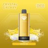 پاد یکبار مصرف 12000 پاف کریستال موز یخ crystal banana ice 1 پاد موز یخ