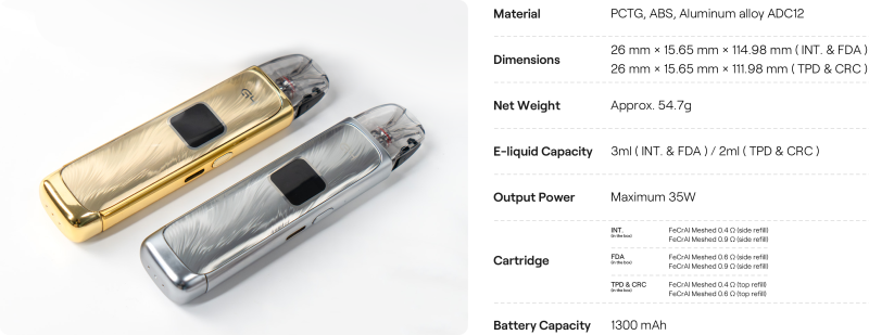 specifications